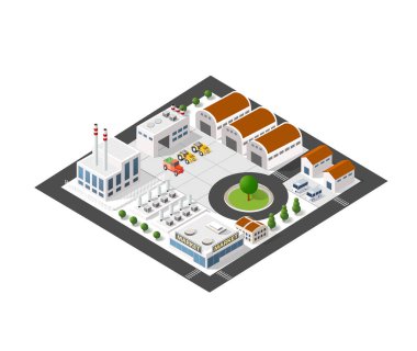 İzometrik Sanayi Peyzaj