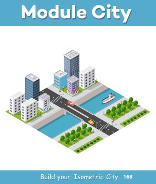 Isometric Vektör İllüstrasyonu
