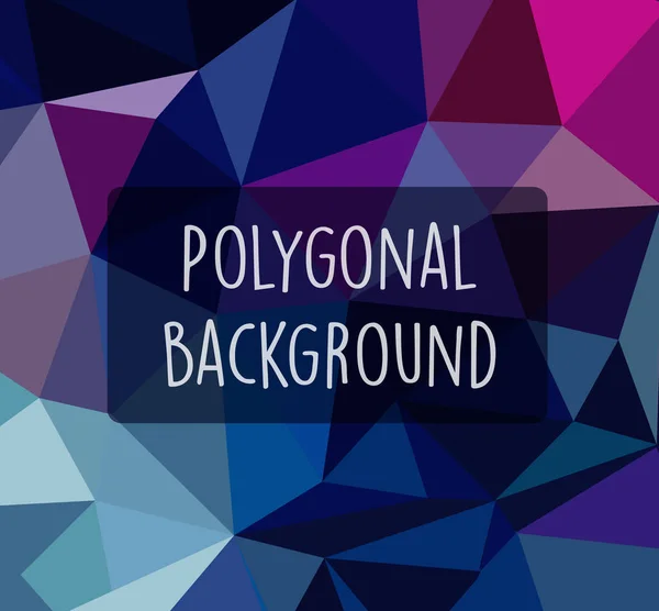 Polygonaler Hintergrund für Handwerk — Stockvektor