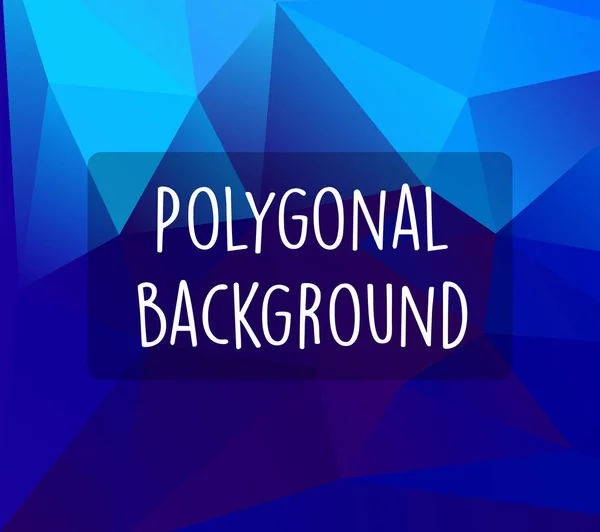 Polygonaler Hintergrund für Handwerk — Stockvektor