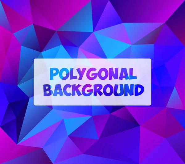 Polygonaler Hintergrund für Handwerk — Stockvektor