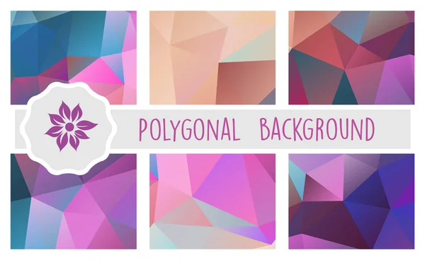 Fond polygonal pour l'artisanat — Image vectorielle