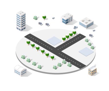 İzometrik nesneleri kümesi