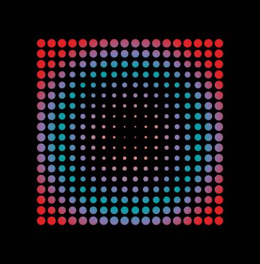 Yarı ton soyut desen