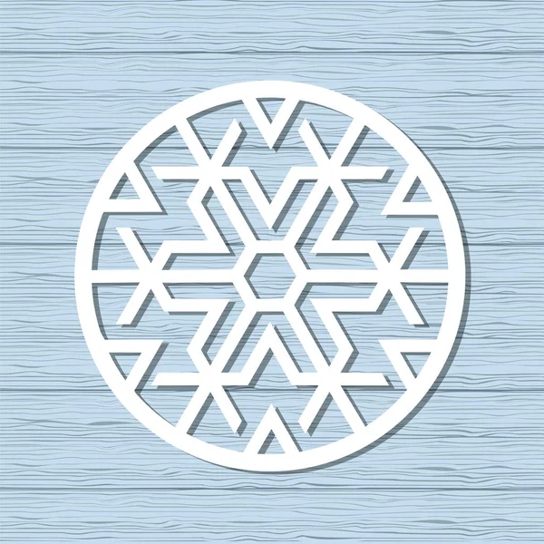 Christmas snowflake ornament — Wektor stockowy