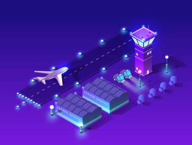 Ultraviyole gece ışıkları mimarisi