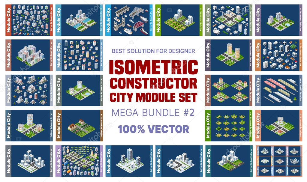 Isometric set of blocks