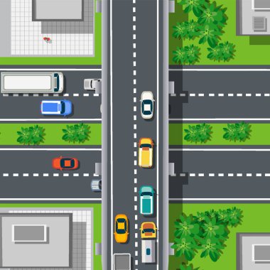 Otobanın en üst manzarası