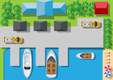 Köprüleri ve yolları olan en iyi manzaralı limanlar