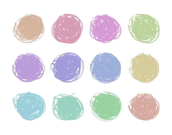 Deckt Symbole pastellfarbenes Girly-Thema für Webshops ab — Stockvektor