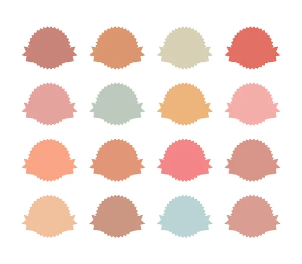 Deckt Symbole pastellfarbenes Girly-Thema für Webshops ab — Stockvektor