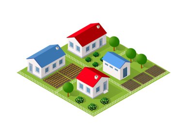 Modül blok şehir şehir manzarası