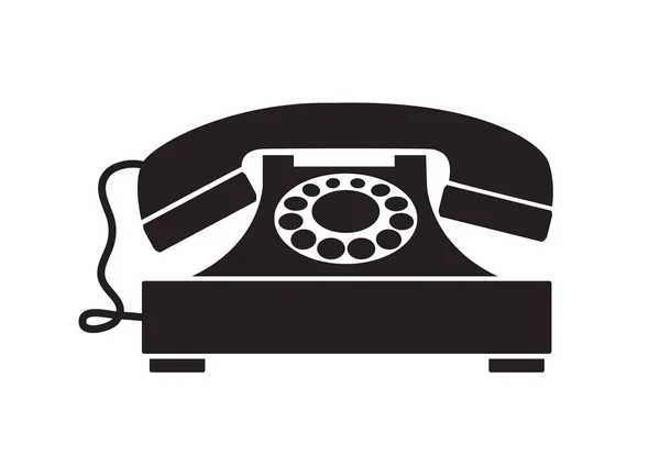 Retro phone vintage old technique — Stock Vector