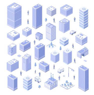 Isometric, şehir altyapısına ev sahipliği yapıyor.