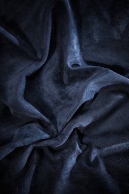 Doğal katlanmış deri yüzey dokusu soyut arkaplan