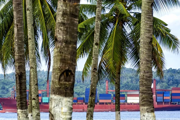 Containerschiff — Stockfoto