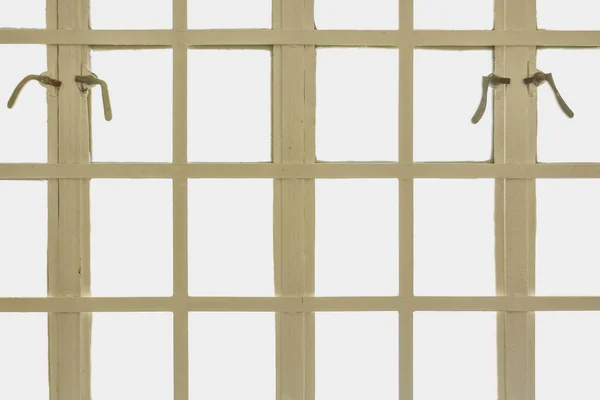 Kovové francouzské okno — Stock fotografie