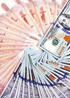 Ruble ve dolar fan