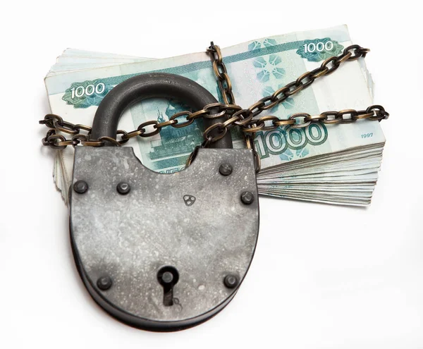 Ruské Bankovky Obvodu Pod Zámek Velké Železné — Stock fotografie