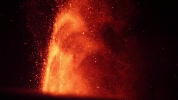 Vulcano Etna Eruzione — Video Stock