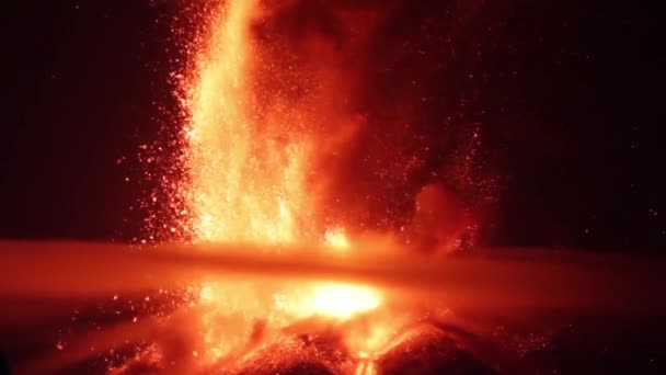 Éruption du volcan Etna 