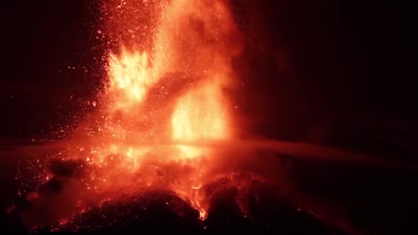 Éruption du volcan Etna 