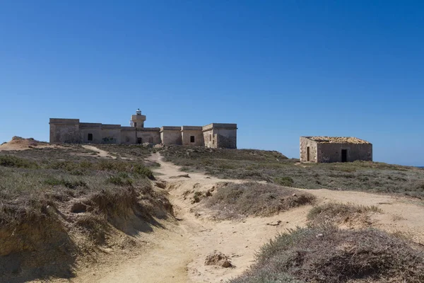 Isola delle Correnti, Capo Passero - Syracuse, Sicily — Stock fotografie