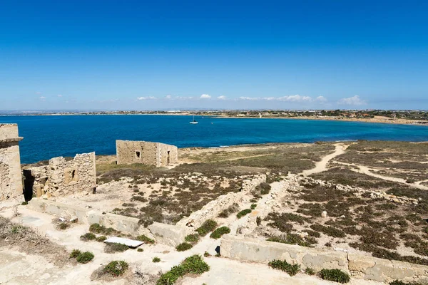 Isola delle Correnti, Capo Passero - Siracusa, Sicilia —  Fotos de Stock