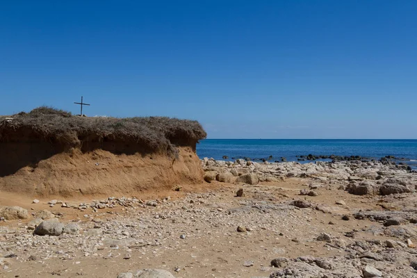 Isola delle Correnti, Capo Passero - Сиракузы, Сицилия — стоковое фото