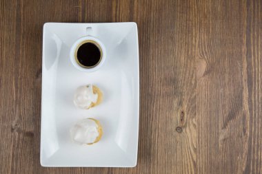 Sicilya pasta Beyaz dairesel düz