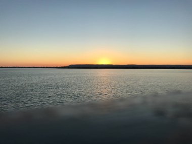 Syracuse, Sicilya, İtalya 'daki Ortigia adasının kıyısında.