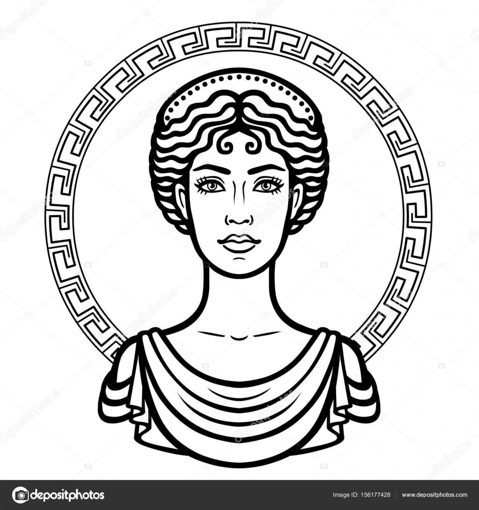 Hera diosa griega Imágenes Vectoriales, Gráfico Vectorial de Hera diosa  griega | Depositphotos