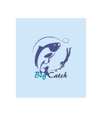 Sazan balık için logo
