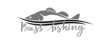 Bas balık için logo