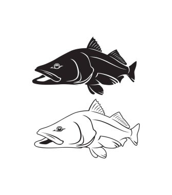 Balık logo için çizim