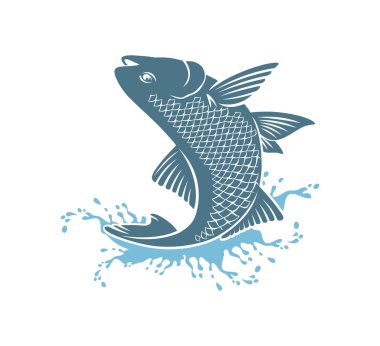 Logo için Somon Balık