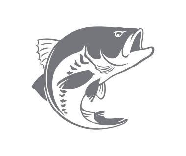 Bas balık için logo