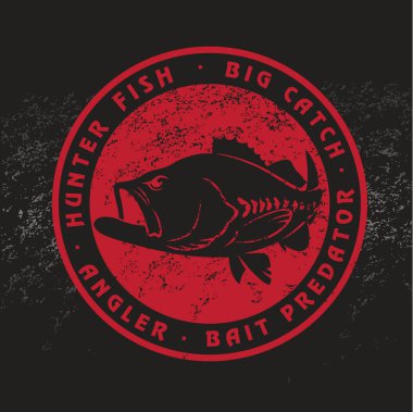 Bas balık için logo