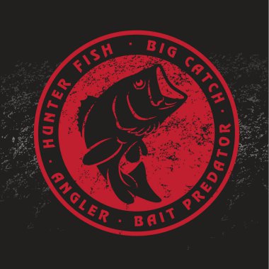 Bas balık için logo