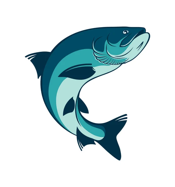 Asp fish for logo — Stock Illustration Asp fish for logo Stock Vector
