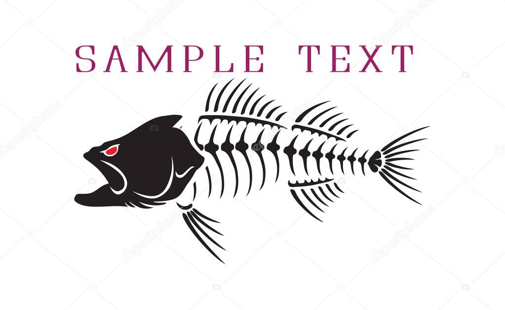 Bass fish for logo