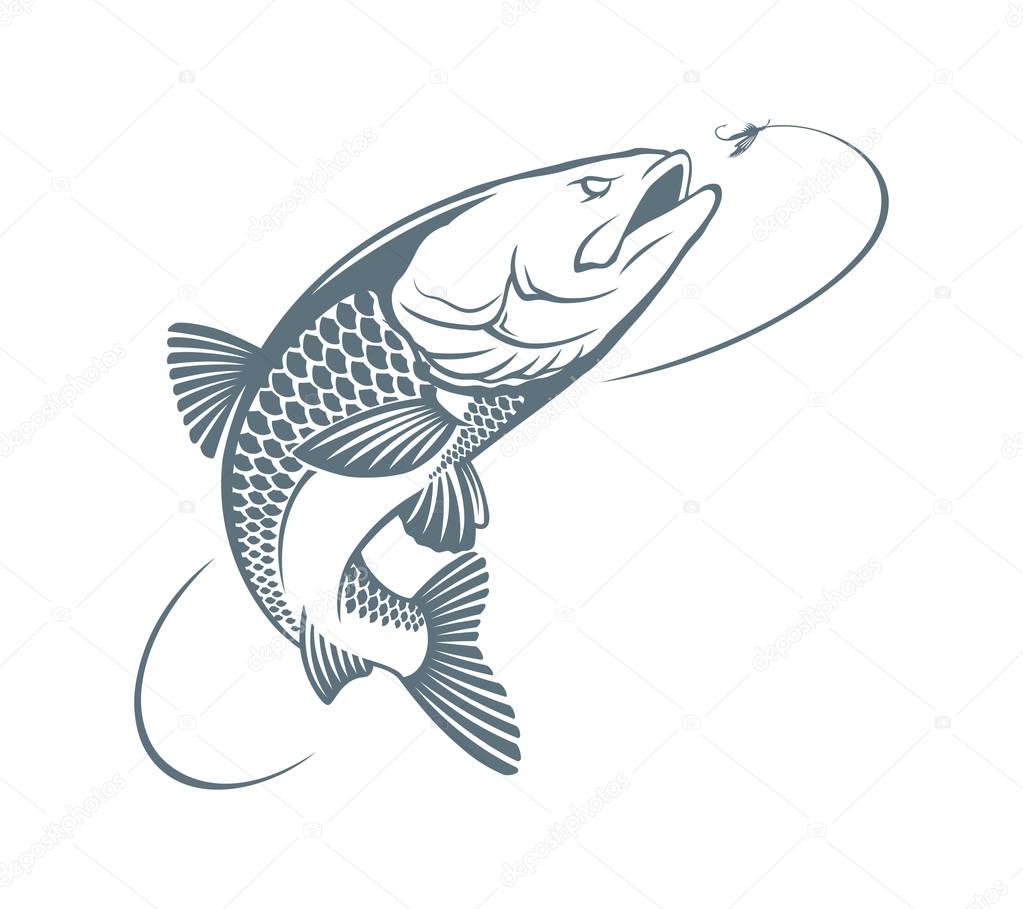 fish silhouette icon