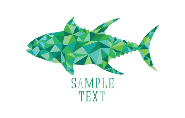 Icône thon poisson — Image vectorielle