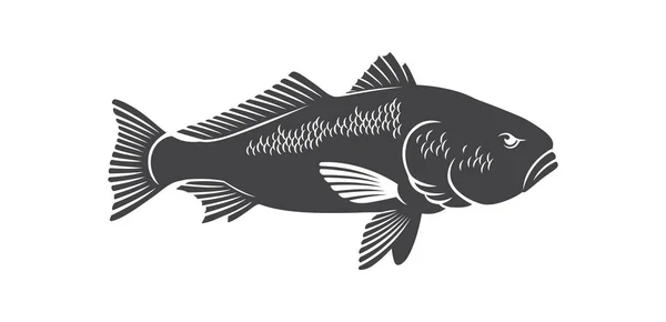 Red fish icon — Stock Illustration Red fish icon Royalty Free Stock Vectors