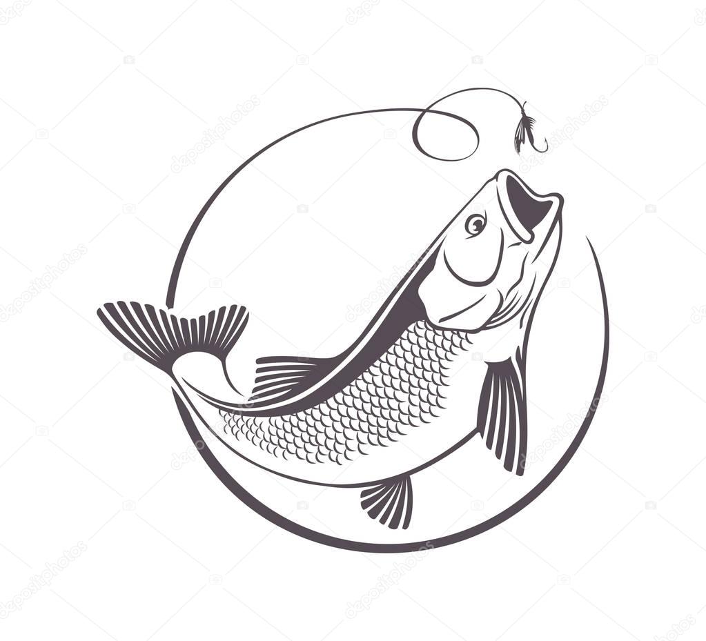 Fish chub icon