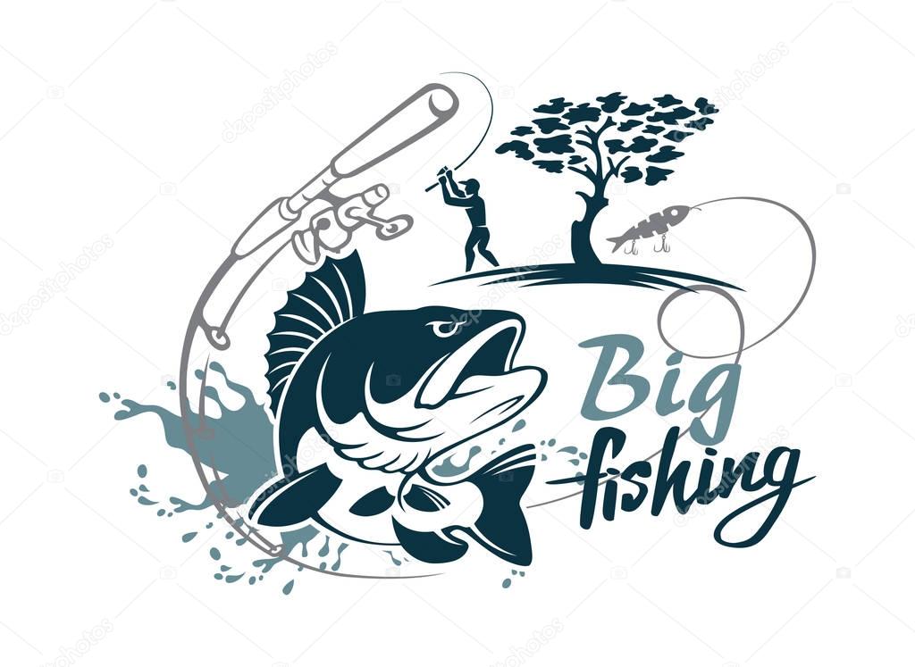 perch fishing icon
