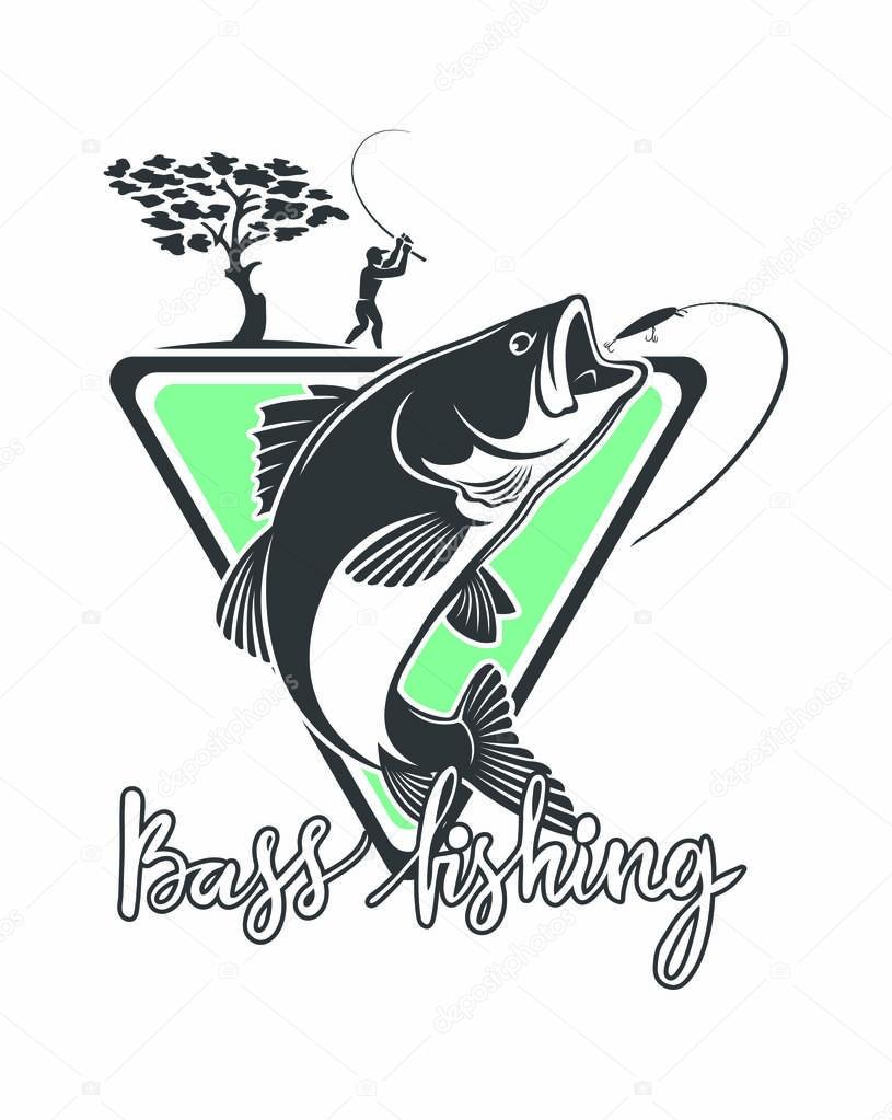 fishing logo template