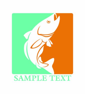  Balık pollack kutsal kişilerin resmi, vektör çizim