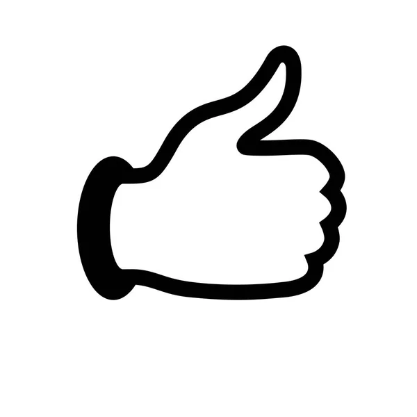 Thumbs up icon — Stock Vector