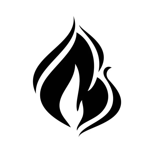 Fire flame icon — Stock Vector